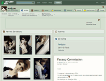 Tablet Screenshot of levipoo.deviantart.com