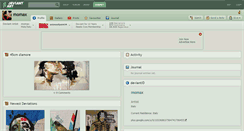 Desktop Screenshot of momax.deviantart.com