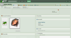 Desktop Screenshot of james-markey.deviantart.com
