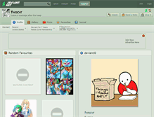 Tablet Screenshot of fwocvr.deviantart.com