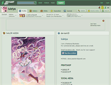 Tablet Screenshot of luleiya.deviantart.com