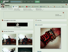 Tablet Screenshot of nanen.deviantart.com
