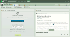 Desktop Screenshot of ilove78213.deviantart.com