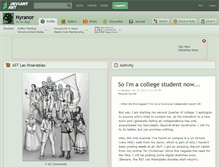 Tablet Screenshot of nyranor.deviantart.com