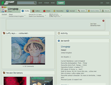 Tablet Screenshot of livvypop.deviantart.com