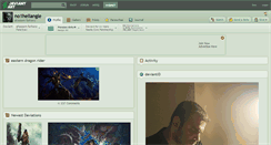 Desktop Screenshot of no1hellangle.deviantart.com