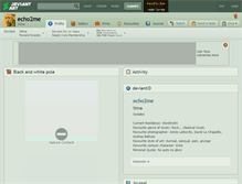 Tablet Screenshot of echo2me.deviantart.com