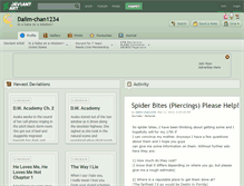 Tablet Screenshot of dalim-chan1234.deviantart.com