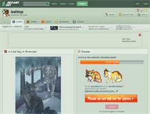 Tablet Screenshot of leafstep.deviantart.com