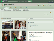 Tablet Screenshot of katriona-katarina.deviantart.com