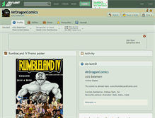 Tablet Screenshot of mrdragoncomics.deviantart.com