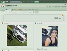 Tablet Screenshot of crimson-princess.deviantart.com