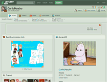 Tablet Screenshot of garlicponcho.deviantart.com