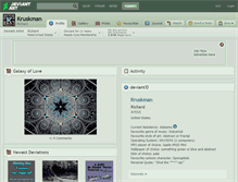 Tablet Screenshot of kruskman.deviantart.com