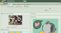 Desktop Screenshot of emka103.deviantart.com