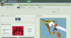 Desktop Screenshot of firefuryamahira.deviantart.com