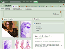 Tablet Screenshot of oteesalsa.deviantart.com