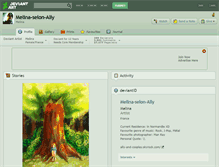 Tablet Screenshot of melina-selon-ally.deviantart.com