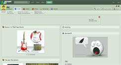 Desktop Screenshot of daj.deviantart.com