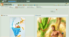 Desktop Screenshot of designerkratos.deviantart.com