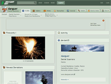 Tablet Screenshot of danguer.deviantart.com