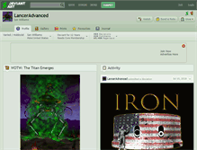 Tablet Screenshot of lanceradvanced.deviantart.com