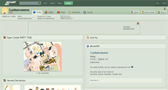 Desktop Screenshot of cuzitsawesome.deviantart.com