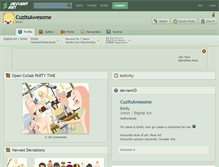 Tablet Screenshot of cuzitsawesome.deviantart.com