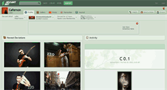 Desktop Screenshot of cafernon.deviantart.com