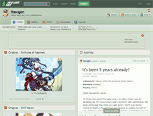 Tablet Screenshot of itasugen.deviantart.com