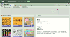 Desktop Screenshot of debh945.deviantart.com