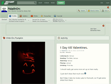 Tablet Screenshot of paladinorc.deviantart.com