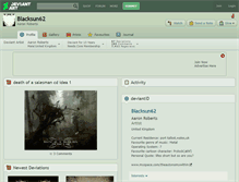 Tablet Screenshot of blacksun62.deviantart.com