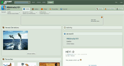 Desktop Screenshot of nikkirockz101.deviantart.com
