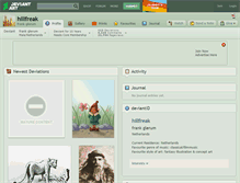Tablet Screenshot of hillfreak.deviantart.com