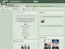 Tablet Screenshot of deluhi.deviantart.com