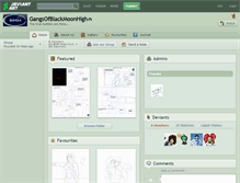 Tablet Screenshot of gangsofblackmoonhigh.deviantart.com