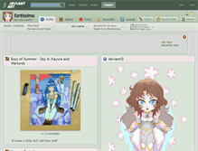Tablet Screenshot of fortissimo.deviantart.com
