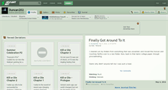Desktop Screenshot of duncan202.deviantart.com