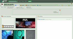 Desktop Screenshot of mario-hernandez.deviantart.com