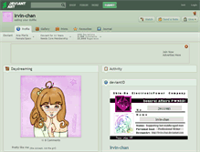 Tablet Screenshot of irvin-chan.deviantart.com