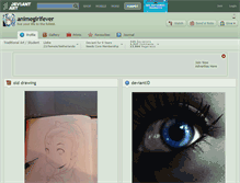 Tablet Screenshot of animegirlfever.deviantart.com