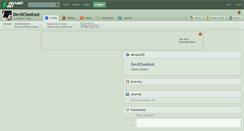 Desktop Screenshot of devilchestnut.deviantart.com