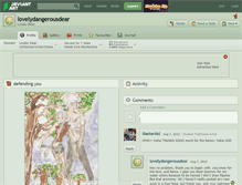 Tablet Screenshot of lovelydangerousdear.deviantart.com