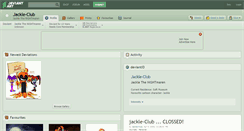 Desktop Screenshot of jackle-club.deviantart.com