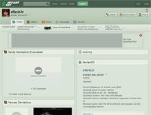 Tablet Screenshot of ere4s3r.deviantart.com