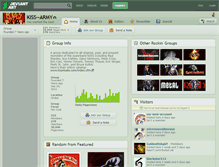 Tablet Screenshot of kiss--army.deviantart.com