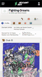 Mobile Screenshot of fighting-dreams.deviantart.com