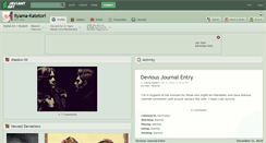 Desktop Screenshot of iiyama-katetori.deviantart.com
