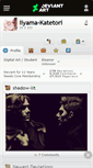 Mobile Screenshot of iiyama-katetori.deviantart.com